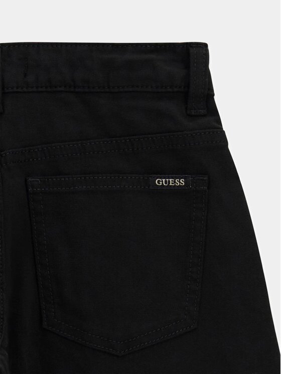 Guess Kids Guess Kids Spodnie materiałowe 183036 Czarny Regular Fit