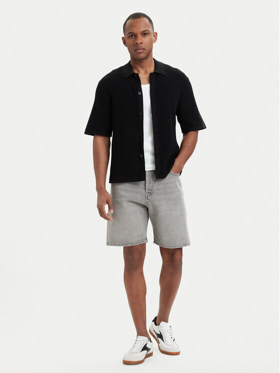 Jack & Jones Jack & Jones Bavlnené šortky Tony Original 12290841 Sivá Regular Fit