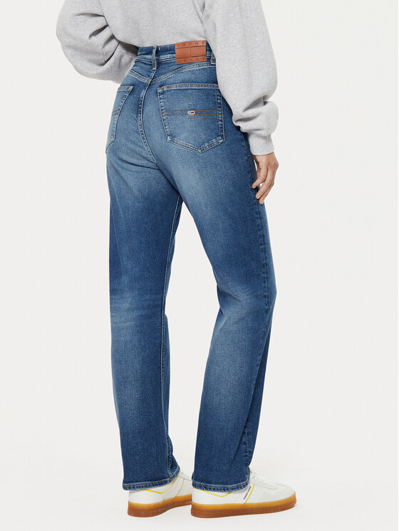 Tommy Jeans Tommy Jeans Jeansy Julie DW0DW17614 Granatowy Straight Fit