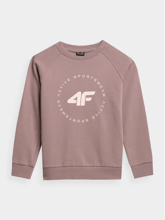 4F Sweatshirt 4FJAW23TSWSF637 Beige Regular Fit