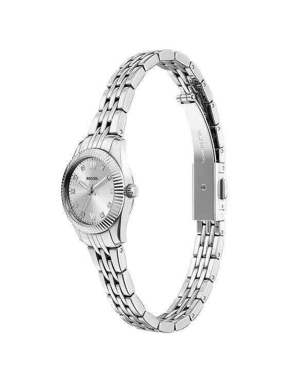 Fossil Fossil Zegarek ES5475 Srebrny