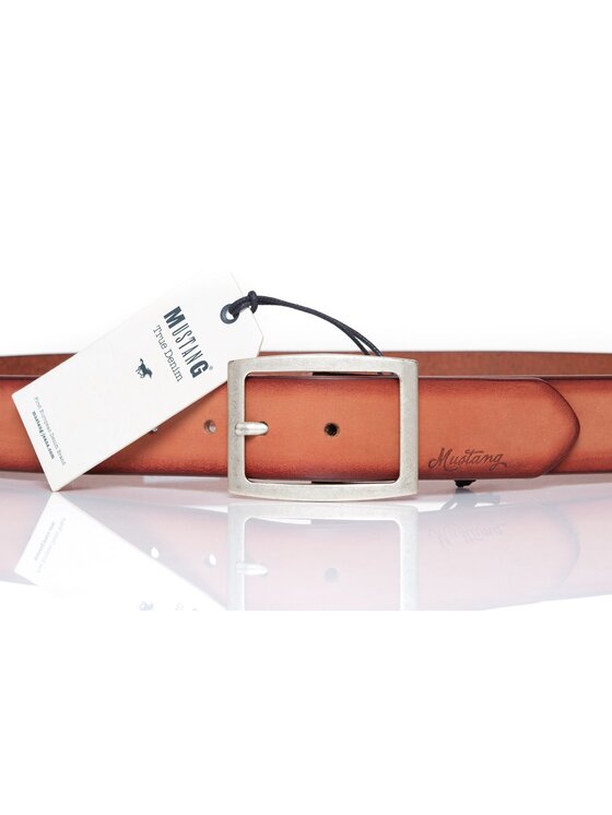 Mustang Mustang Pasek BELT Pomarańczowy