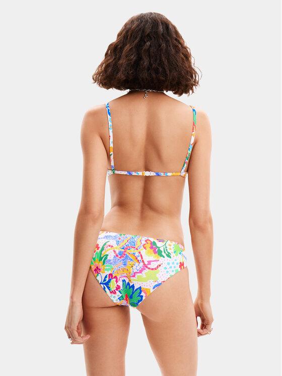 Desigual Desigual Bikini augšdaļa Jungle 24SWMK10 Daudzkrāsains