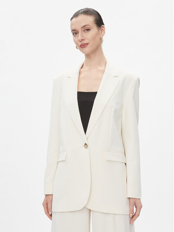 MAX&Co. MAX&Co. Suknjič Insegna Bela Regular Fit