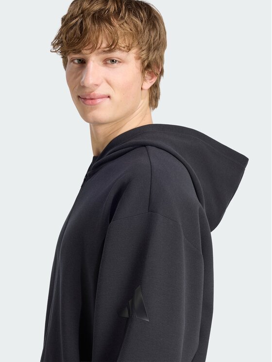 adidas adidas Bluza 167687 Czarny Loose Fit