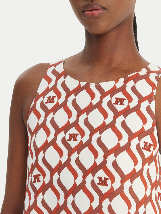 Max Mara Beachwear Max Mara Beachwear Letné šaty Paste 2616621069 Medená Regular Fit