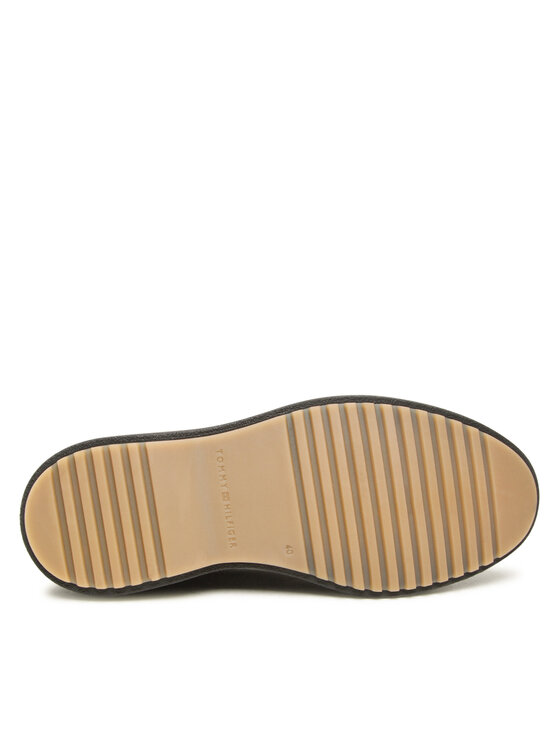 Tommy Hilfiger Tommy Hilfiger Μπότες Premium Cleated Lth Boot FM0FM04194 Μαύρο
