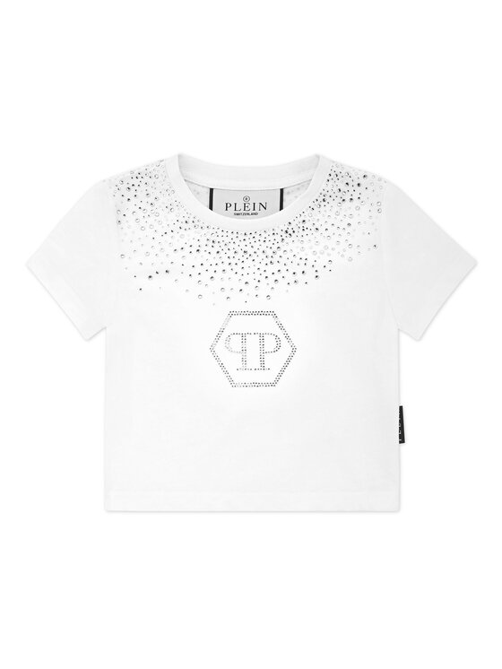 PHILIPP PLEIN PHILIPP PLEIN T-shirt 28143 Bianco Regular Fit