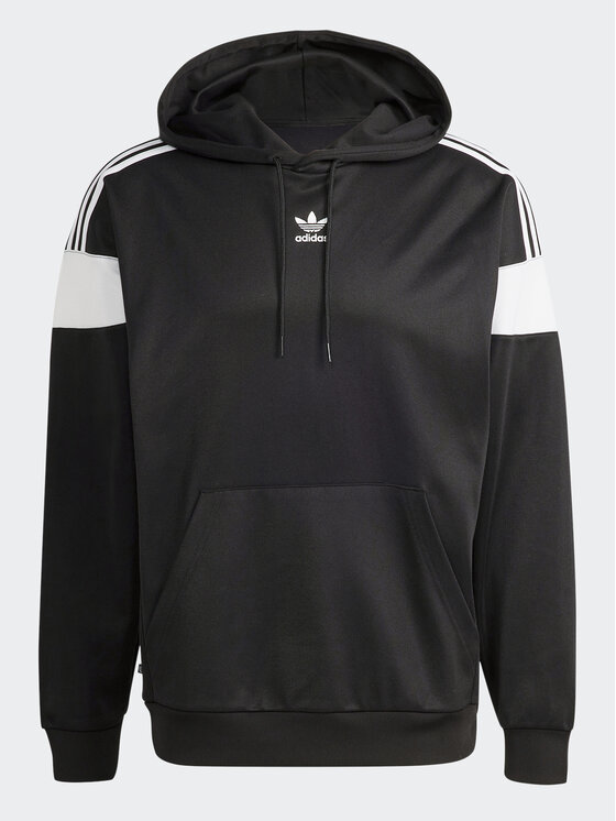 adidas Sweatshirt Adicolor Classics Cut Line Hoodie HS2065 Schwarz Loose Fit Modivo