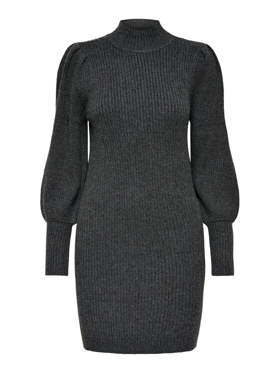 ONLY ONLY Strickkleid Katia 15232502 Grau Comfort Fit