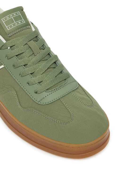 Tommy Jeans Tommy Jeans Laisvalaikio batai The Greenwich Mix Media EM0EM01586 Žalia