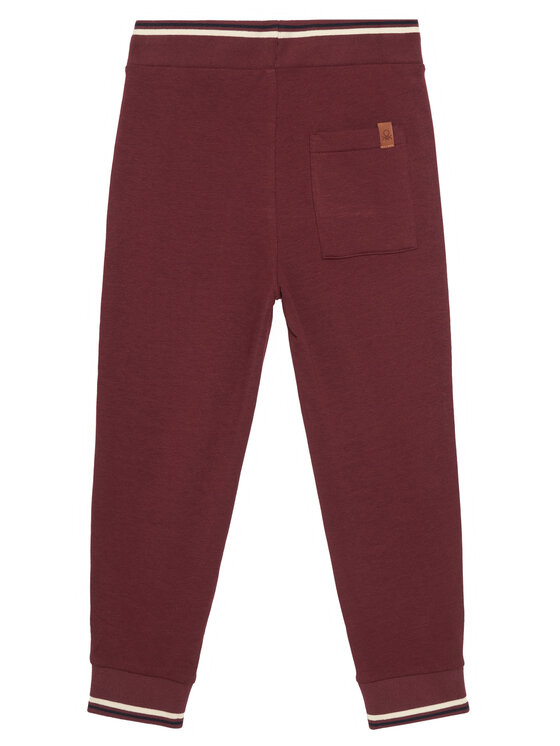 United Colors Of Benetton United Colors Of Benetton Dressipüksid 32N4CF06E Bordoopunane Regular Fit