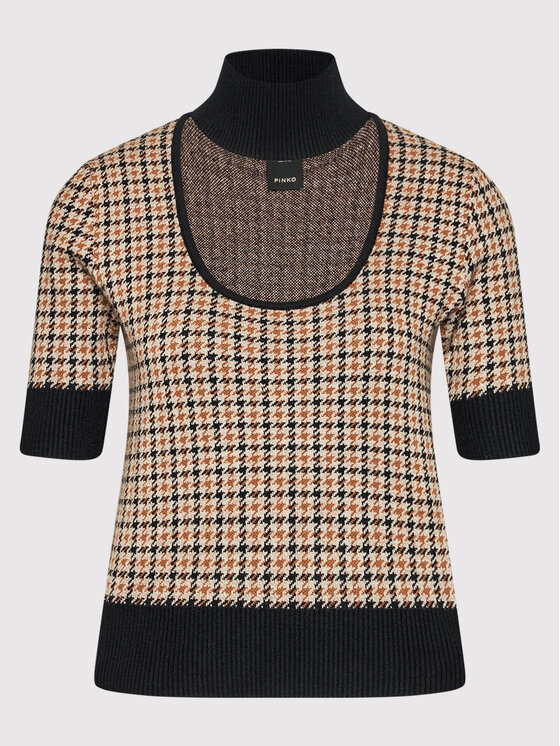 PINKO Pinko Dolčevita Radiante 2 Al21-22 BLK01 1G16S7 Y7HE Bež Regular Fit