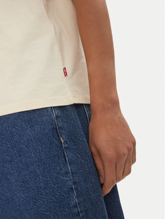 Levi's® Levi's® Tricou The Perfect 17369-2781 Écru Standard Fit