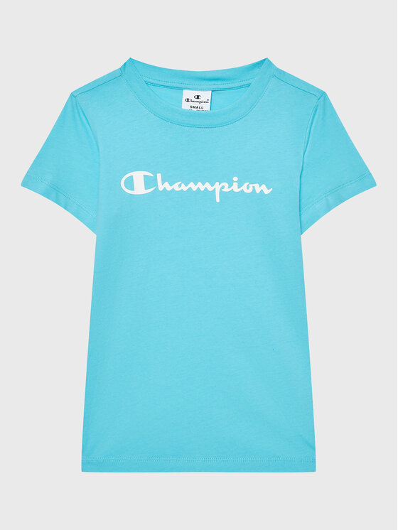 Champion T-krekls 404541 Zils Regular Fit