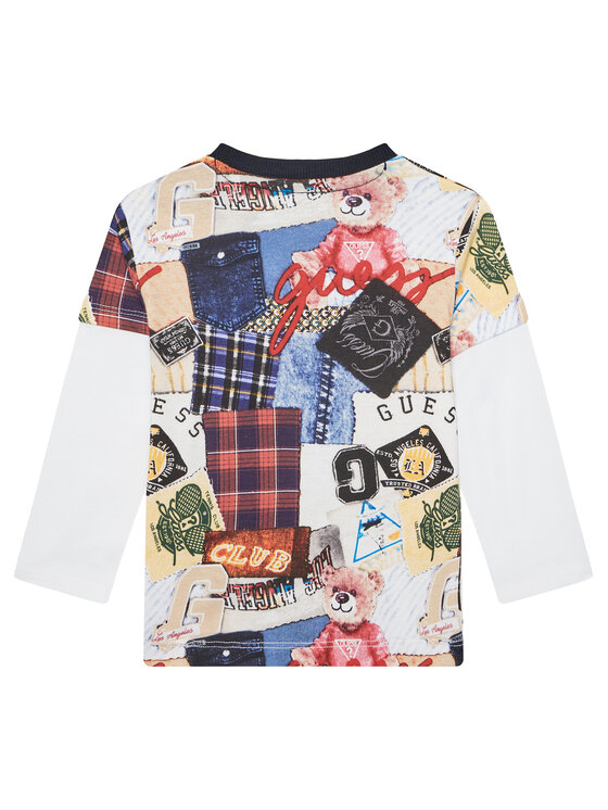 Guess Guess Blusa N5YI09 K8HM4 Multicolore Regular Fit