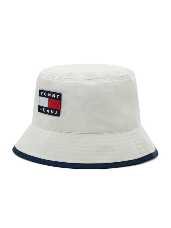 Tommy Jeans Pălărie Tjw Heritage Bucket AW0AW11668 Alb