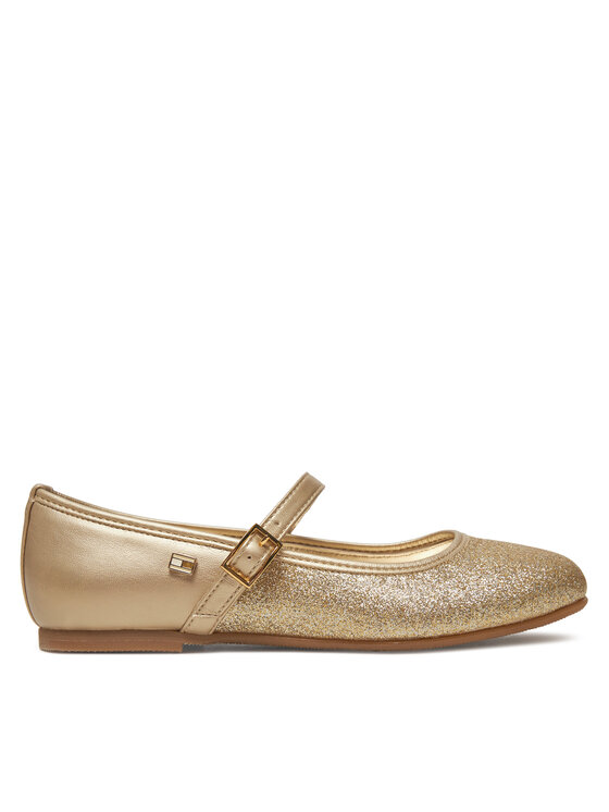 Tommy Hilfiger Ballerine Ballerina T4A3-33930-0572 S Oro, taglia : 39