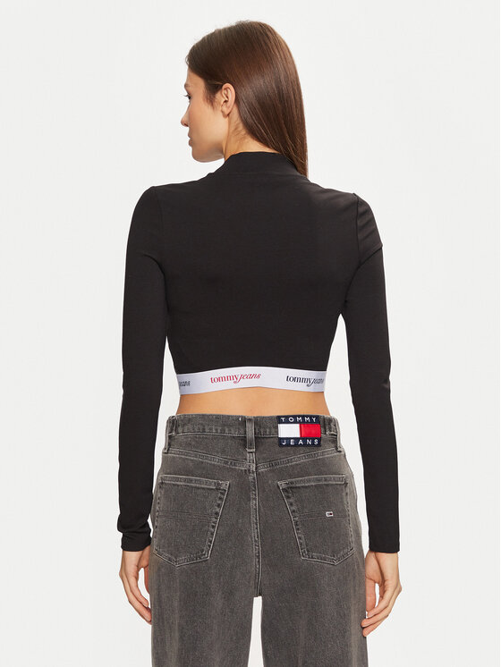 Tommy Jeans Tommy Jeans Μπλουζάκι DW0DW19510 Μαύρο Slim Fit