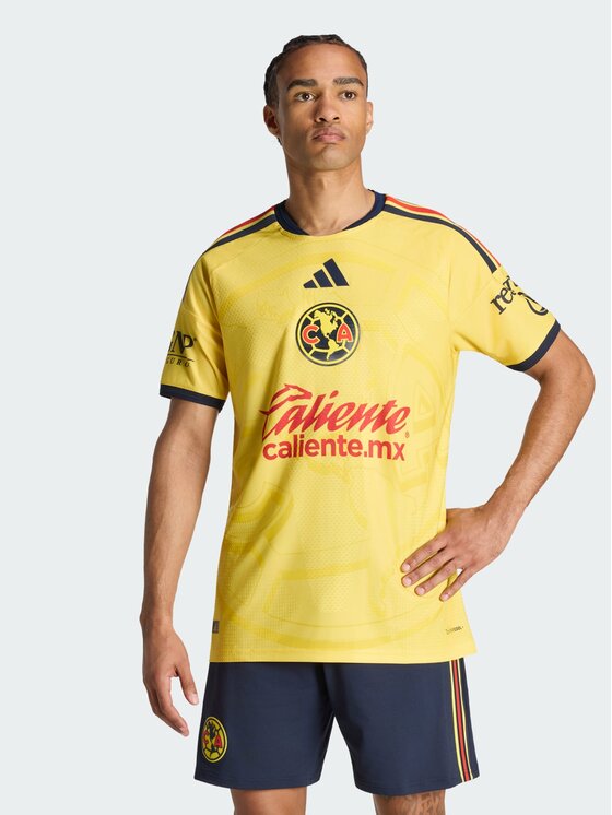 adidas adidas Koszulka techniczna 171196 Żółty Slim Fit