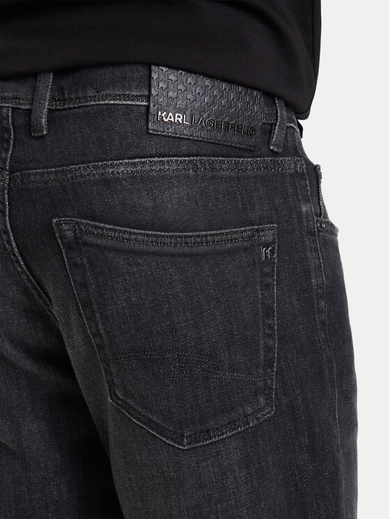 KARL LAGERFELD KARL LAGERFELD Jeansy 265512 564889 Czarny Tapered Fit