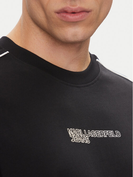 Karl Lagerfeld Jeans Karl Lagerfeld Jeans T-shirt A2M17052 Nero Relaxed Fit