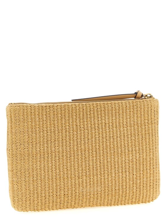 PINKO PINKO Borsetta Beige Polypropylene Clutch Beige