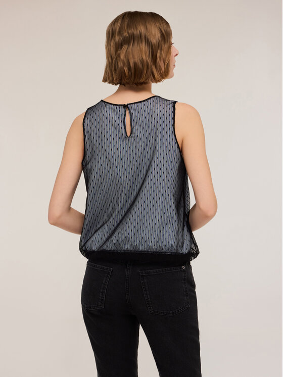 Motivi Motivi Top D768Q000497N0S1 Turkusowy Regular Fit