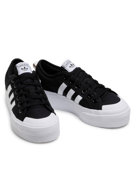 adidas adidas Sneakersy Nizza Platform W FV5321 Čierna