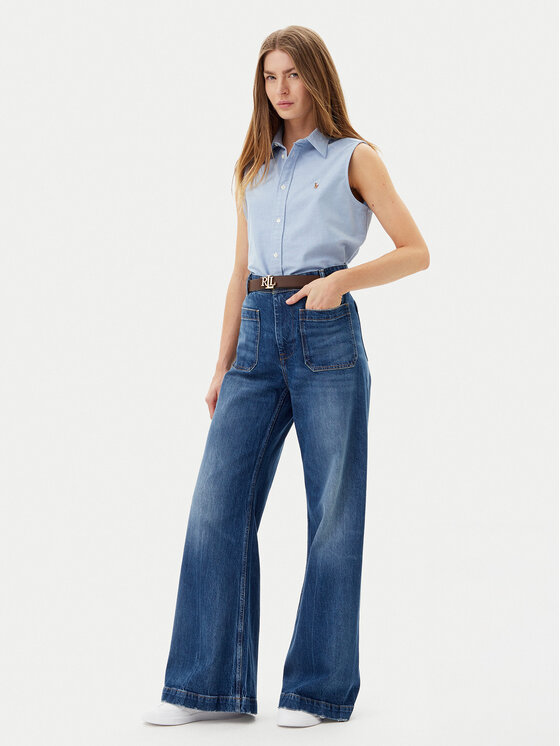 Polo Ralph Lauren Polo Ralph Lauren Džinsai 211969382001 Mėlyna Bootcut Fit