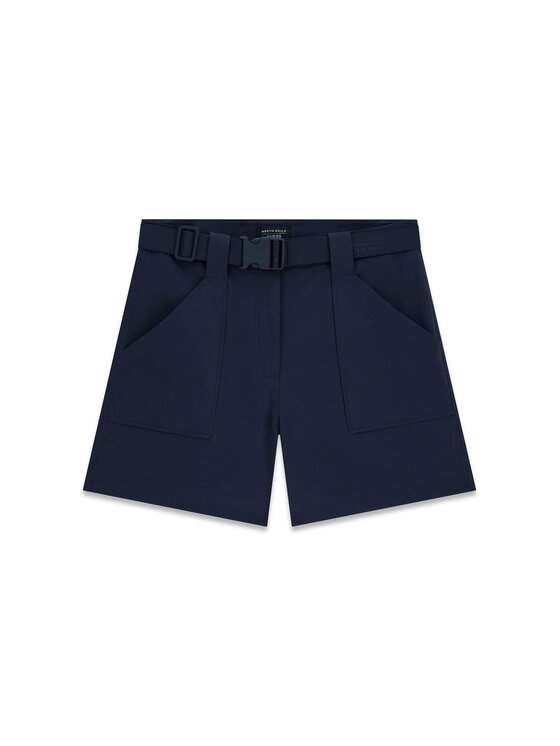 Guess Guess Šortky z materiálu 182474 Modrá Classic Fit