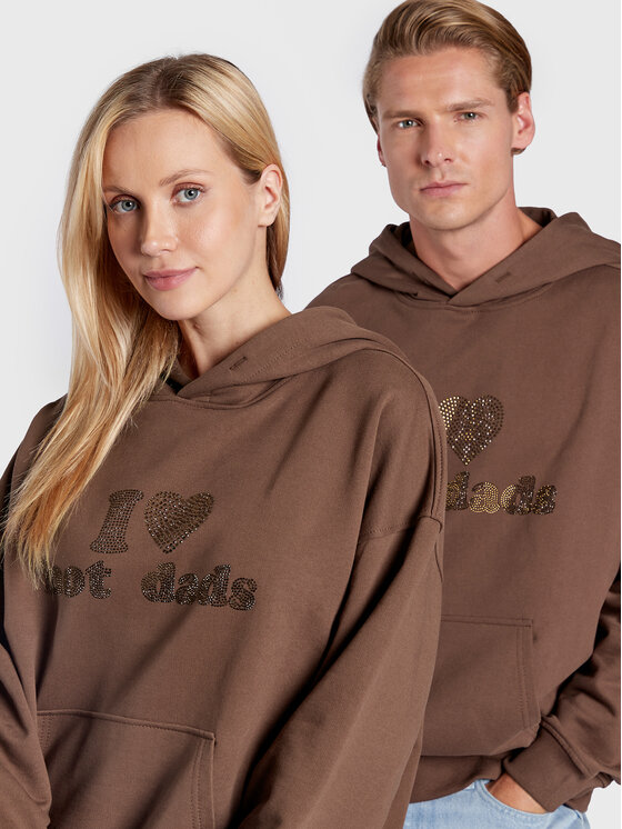 2005 2005 Bluza Unisec Hot Dads Brązowy Relaxed Fit