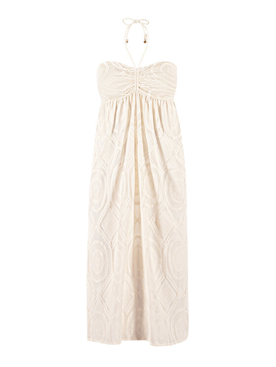 Feba Feba Vestito da spiaggia F43 Écru