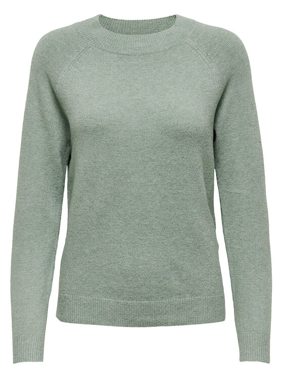 ONLY ONLY Džemper Rica 15204279 Zelena Regular Fit