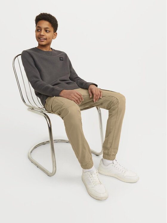 Jack&Jones Junior Jack&Jones Junior Hlače Paul 12193900 Bež Slim Fit