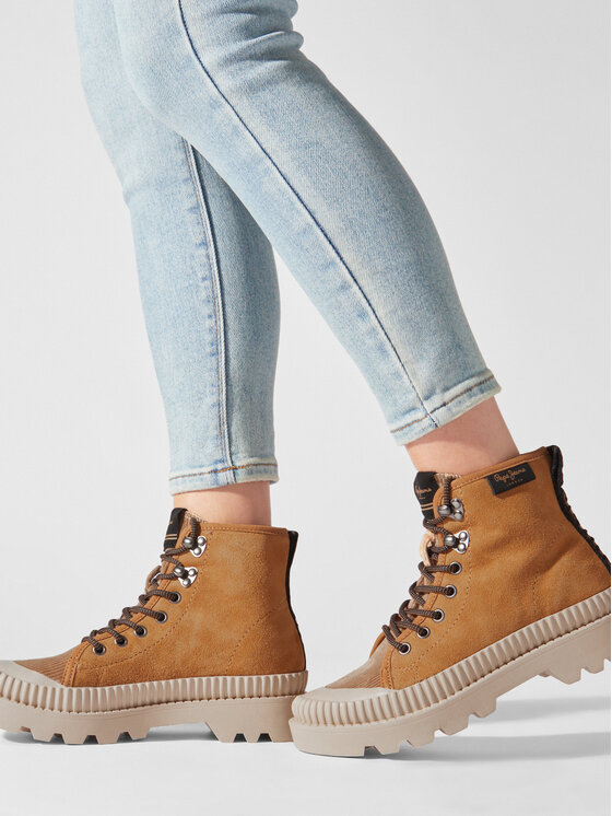 Pepe Jeans Pepe Jeans Čizme Ascot Desert PLS50429 Smeđa