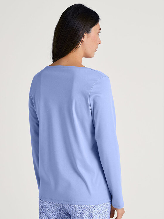 Calida Calida T-Shirt 15058 Niebieski Regular Fit