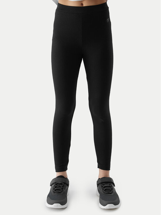4F 4F Legíny 4FJWSS24TTIGF130 Čierna Slim Fit