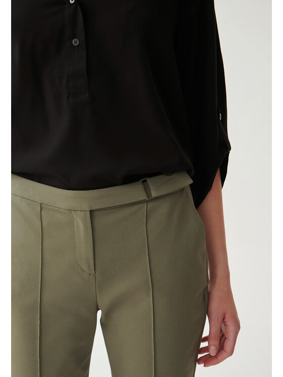 TATUUM TATUUM Spodnie materiałowe JAKINA Khaki Straight Fit