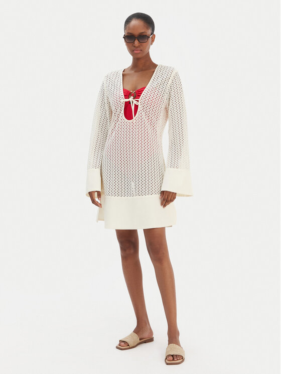 Seafolly Seafolly Плажна рокля 55529-CU Бежов Regular Fit