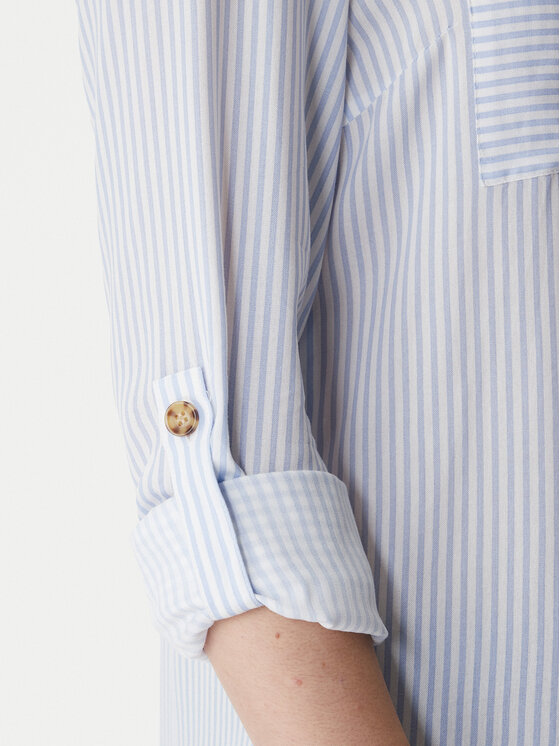 Vero Moda Vero Moda Camicia Bumpy 10275283 Blu Regular Fit