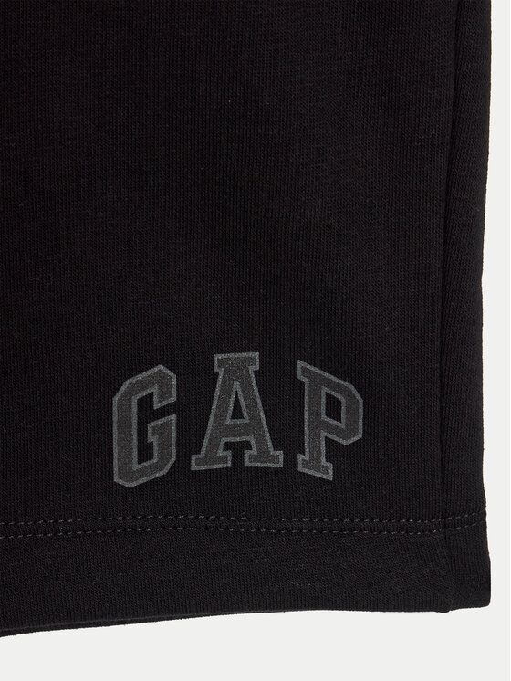 Gap Gap Szorty sportowe 540847-02 Czarny Regular Fit