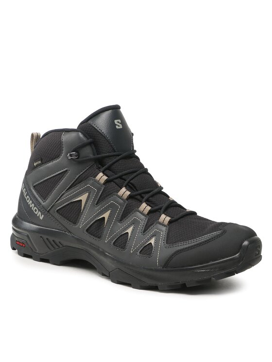 Salomon Salomon Bakancs X Braze Mid GORE-TEX L47174800 Fekete