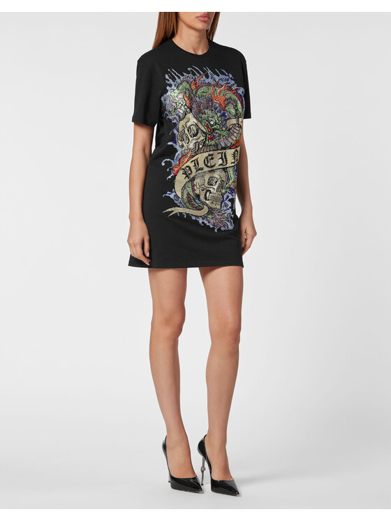 PHILIPP PLEIN PHILIPP PLEIN Vestito da giorno 14907 Nero Over Fit