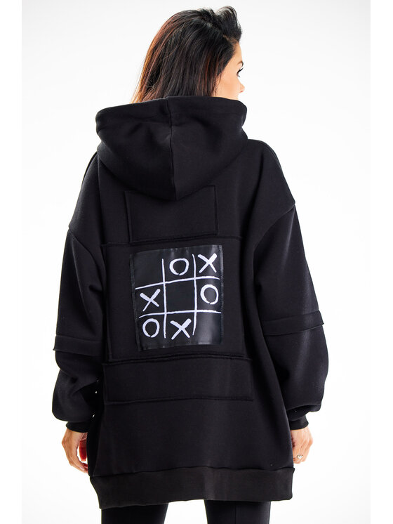 Infinite You Infinite You Mikina M332 Černá Basic Fit