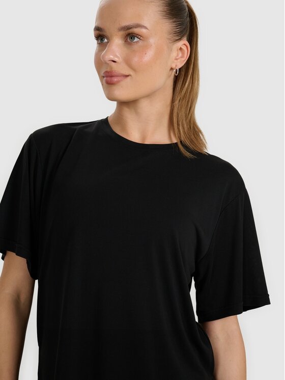 4F 4F T-shirt 4FRAW25TTSHF3408-20S Nero Oversize