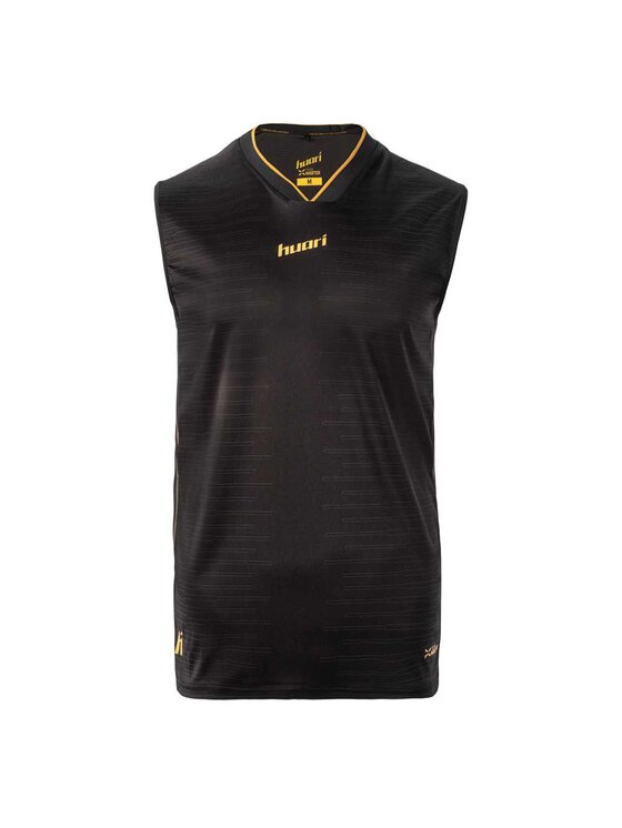 Huari Huari T-Shirt Dunkey II Czarny Straight Leg