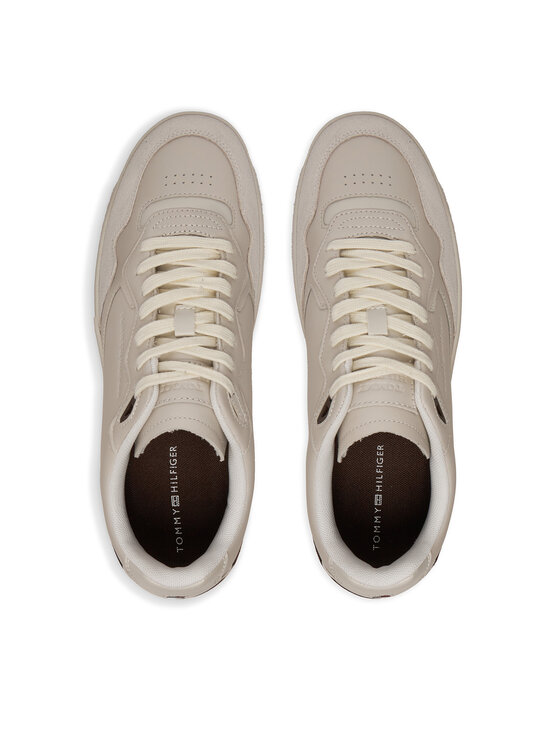 Tommy Hilfiger Tommy Hilfiger Laisvalaikio batai Basket Street FM0FM05323 Balta