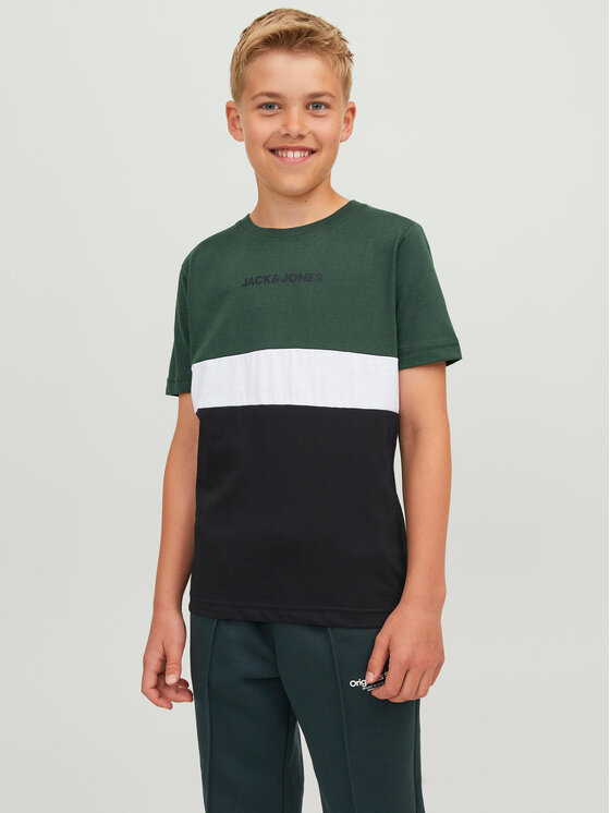 Jack&Jones Junior T-shirt 12237430 Zelena Regular Fit