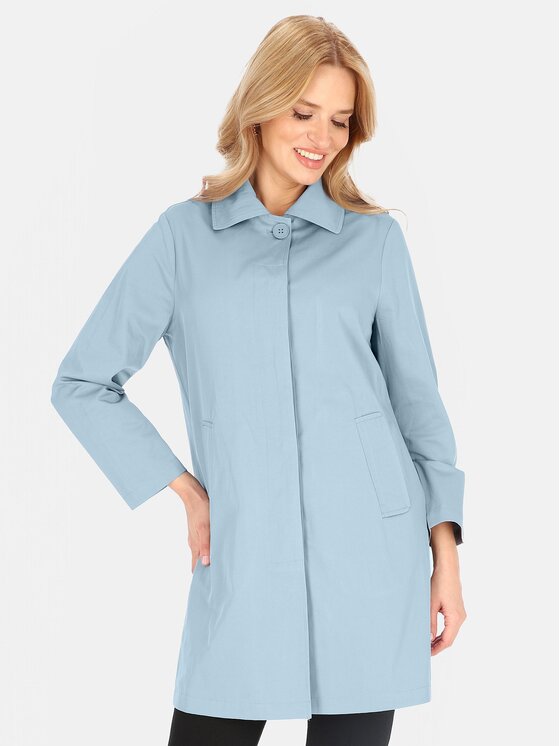 Perso Perso Prechodný kabát BLE252535F Modrá Regular Fit